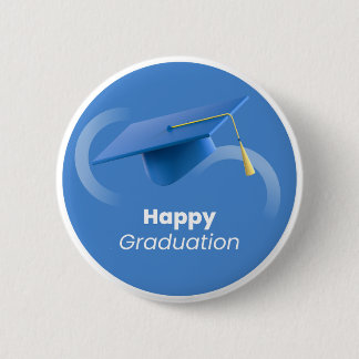 "Gefeliciteerd Afstuderen!" Ronde Button 5,7 Cm