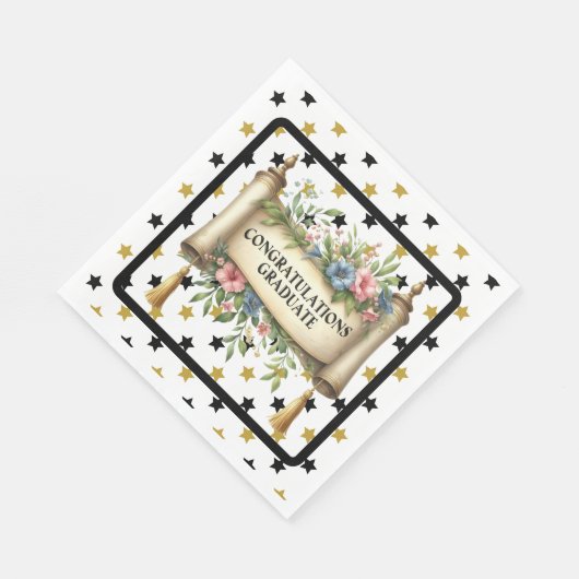 Gefeliciteerd Afstuderen Servet (Hoek)