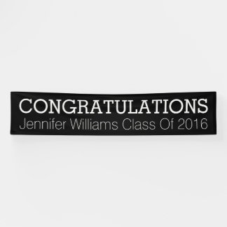 Gefeliciteerd Afstuderen Spandoek