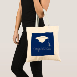 Gefeliciteerd afstuderen tote bag