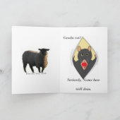 Gefeliciteerd Afstuderen Veterinary Kaart (Binnen)