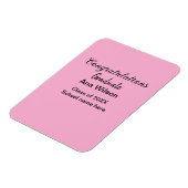 Gefeliciteerd afstuderen Voeg naam toe Class Year  Magneet (Linkerzijde)