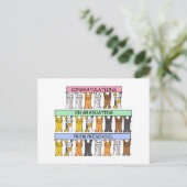 Gefeliciteerd Afstuderen voorschoolse Aankondigingskaart (Staand voorkant)