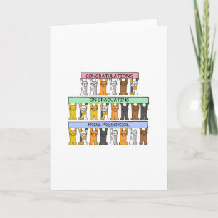 Gefeliciteerd Afstuderen voorschoolse Kaart