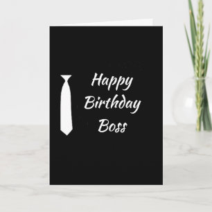 GEFELICITEERD BAAS MET JE VERJAARDAG KAART