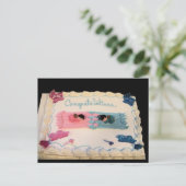 Gefeliciteerd Baby! Briefkaart (Staand voorkant)