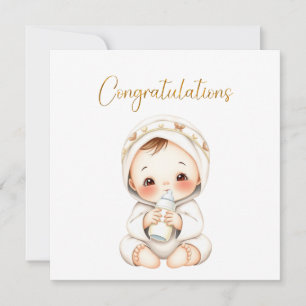 Gefeliciteerd Baby Kaart