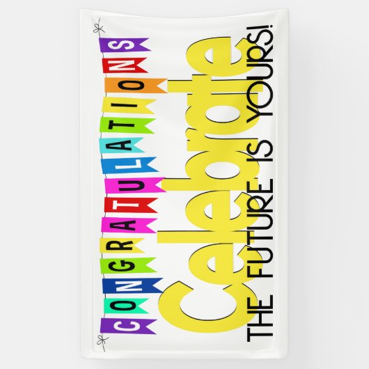 GEFELICITEERD  Banner (Verticaal)