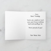 Gefeliciteerd Basic Training Afstuderen Kaart (Binnen)