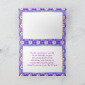 Gefeliciteerd, Bat Mitswa Kaart (Binnen)