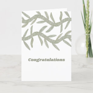 Gefeliciteerd Bedankkaart