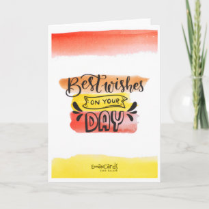 Gefeliciteerd - Beste Wensen Kaart