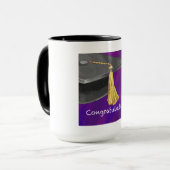 Gefeliciteerd, Black en Paars Mok (Voorkant links)