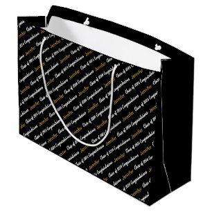 Gefeliciteerd Black White Gold Class van 2024 Groot Cadeauzakje