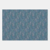 Gefeliciteerd bloemig inpakpapier vellen (Voorkant 3)