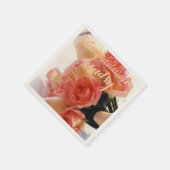 Gefeliciteerd Bouquet Servetten (Hoek)