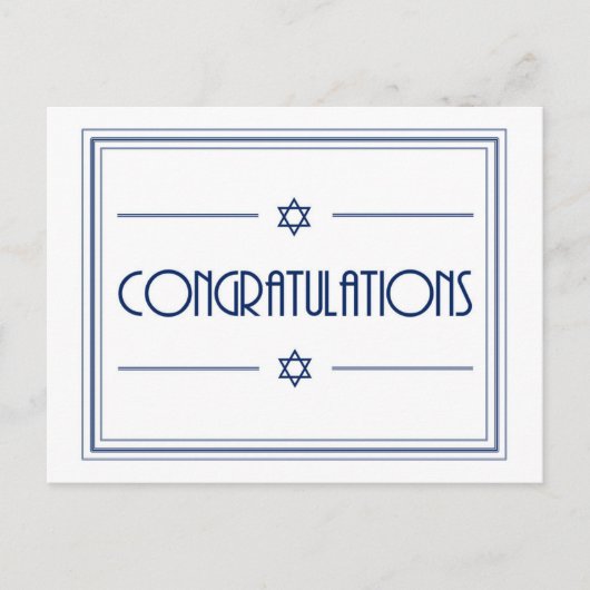 Gefeliciteerd Briefkaart (Voorkant)