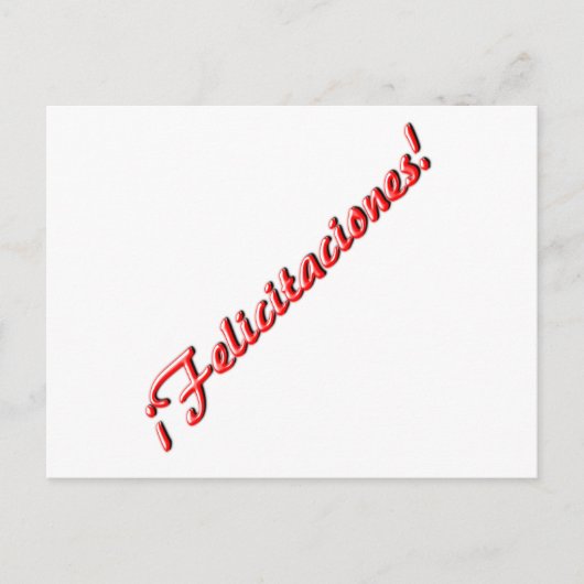 Gefeliciteerd Briefkaart (Voorkant)