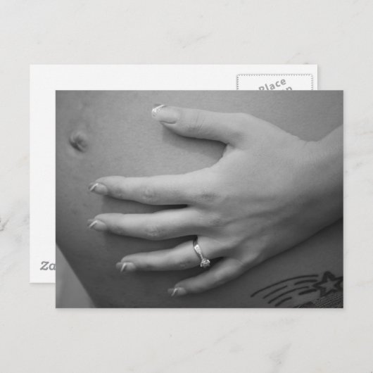 Gefeliciteerd briefkaart (Voorkant / Achterkant)