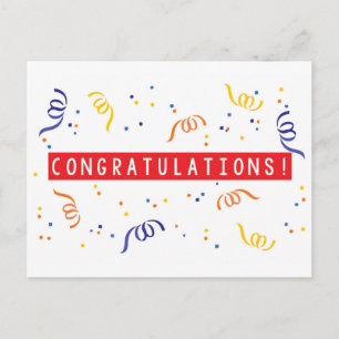 Gefeliciteerd Briefkaart