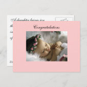 Gefeliciteerd Briefkaart (Voorkant / Achterkant)