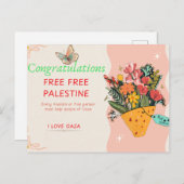 Gefeliciteerd Briefkaart (Voorkant / Achterkant)