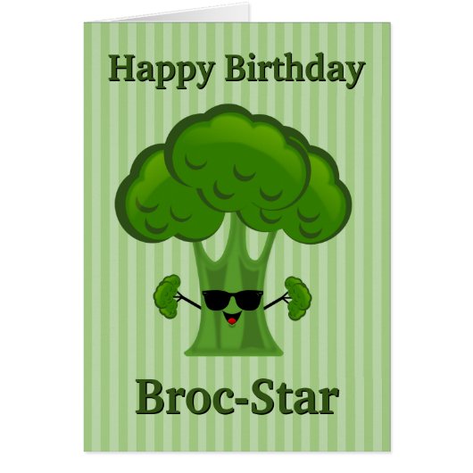 Gefeliciteerd Broc-Star Broccoli (Voorkant)