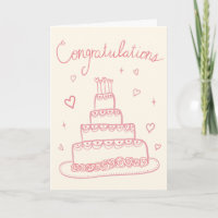 Gefeliciteerd Bruiloft Verloving Schets Doodle