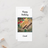 Gefeliciteerd Carol Kaart (Voorkant / Achterkant in situ)