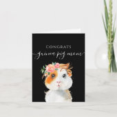 Gefeliciteerd Cavia Moeder Kaart (Voorkant)