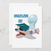 Gefeliciteerd Chef Kaart (Voorkant / Achterkant)