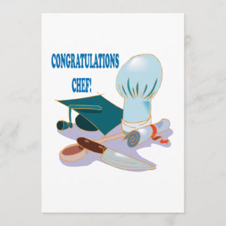 Gefeliciteerd Chef Kaart