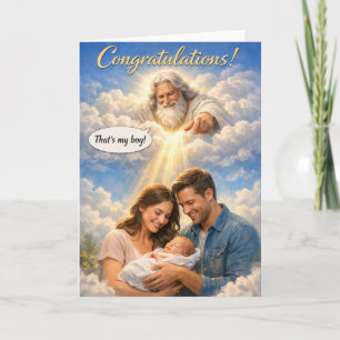 Gefeliciteerd, dat is mijn jongen. Eerstgeboren ba Kaart