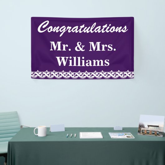 Gefeliciteerd Decoratief Spandoek (Beurs)