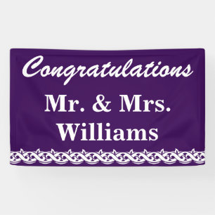 Gefeliciteerd Decoratief Spandoek