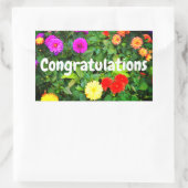 Gefeliciteerd Diverse Dahlias #1-2 Stickers (Tas)