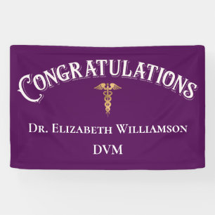 Gefeliciteerd Doctor in de diergeneeskunde DMV Spandoek