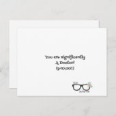 Gefeliciteerd, dokter briefkaart (Voorkant / Achterkant)