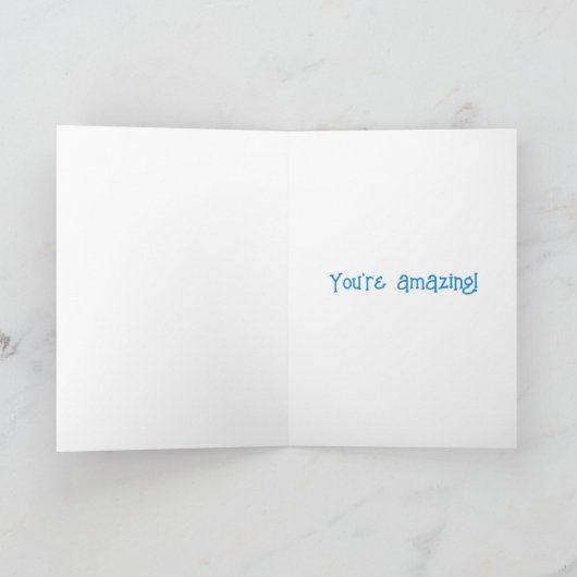 Gefeliciteerd Duck Kaart (Binnen)