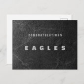 Gefeliciteerd Eagle Briefkaart (Voorkant / Achterkant)