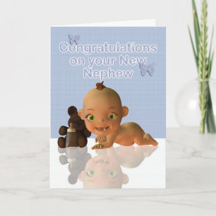Gefeliciteerd, een mooie baby kaart