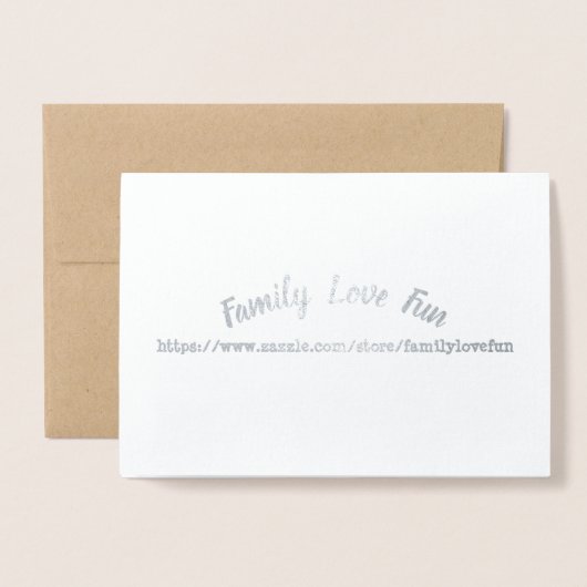 Gefeliciteerd Elegant penseelscript Folie Kaarten (Met envelop)