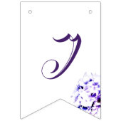 Gefeliciteerd Elegant Violets Vlaggetjes (Tweede vlag)