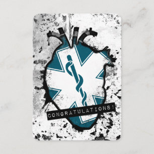 Gefeliciteerd Emergency Medical Services Worker Kaart