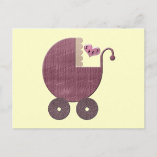 Gefeliciteerd en nieuwe baby meisje Wenskaarten Briefkaart