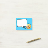 Gefeliciteerd Face Grumpey Post-it® Notes (Op bureau)