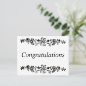 Gefeliciteerd Feestdagenkaart (Staand voorkant)