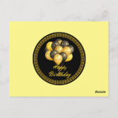 Gefeliciteerd, feestelijk, briefkaart (Achterkant)