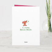 Gefeliciteerd Floral Heart Bird German Kaart (Achterkant)