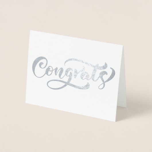 Gefeliciteerd Folie Kaarten (Voorkant)